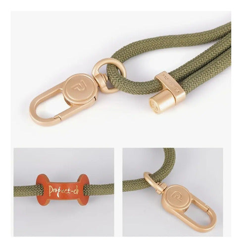 Cordón Correa Ajustable Para Celular Con Gancho De Metal