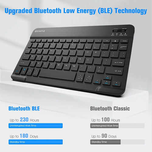 Funda Con Teclado Para Samsung Galaxy Tab S Negro