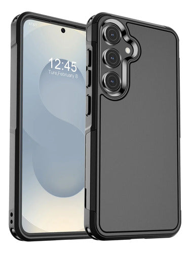 Funda Resistente Para Samsung Galaxy S25 Plus & S24 Plus Negro
