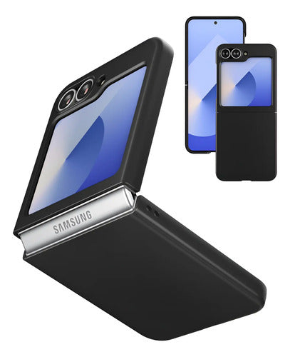 Funda Para Samsung Galaxy Z Flip 6 Y Z Flip 7 Fe Negro