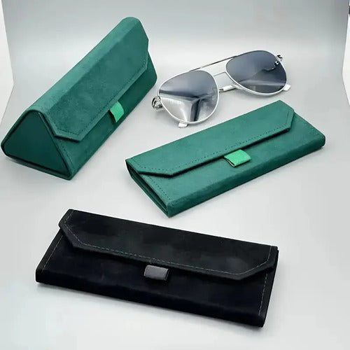 Estuche Plegable Para Lentes Negro