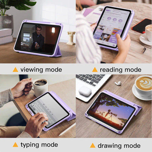 Funda Para iPad Mini 7/6 Gen 2024/2021 8.3'' Lavanda