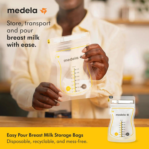 Bolsas Almacenamiento Leche Materna Medela Easy Pour
