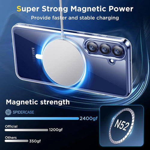 Funda Magnética Para Samsung Galaxy S25 Fe Clear