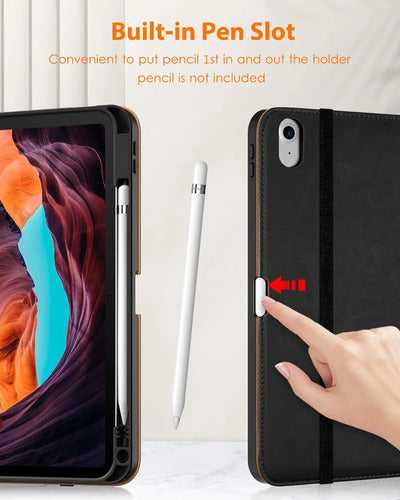 Funda Para iPad 11th Gen 11  2025 Y 10th Gen 10.9 Negro