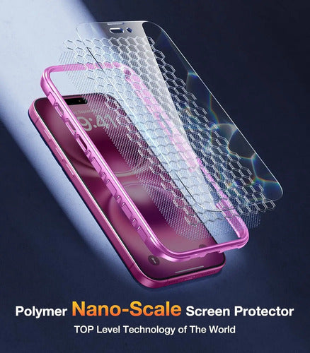 Funda Para iPhone 16 Protección Total Rosa