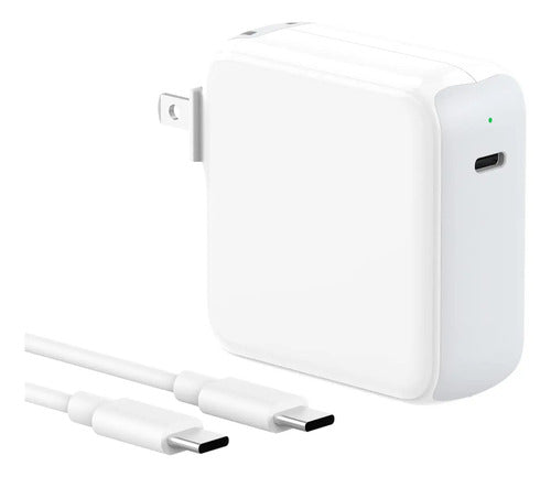 Cargador Para Macbook Air/pro 13 14 15 Blanco