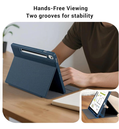 Funda Cobak Para Samsung Galaxy Tab S10 Lite / S10 Fe / S... Azul Marino