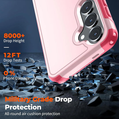 Funda Resistente Para Samsung Galaxy S25 Plus & S24 Plus Rosa