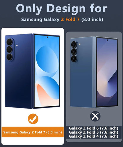 Funda Para Samsung Galaxy Z Fold 7 Azul Lisa
