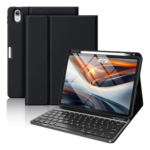 Funda Con Teclado Para iPad Air 11'' M3/m2, 2025 Negro