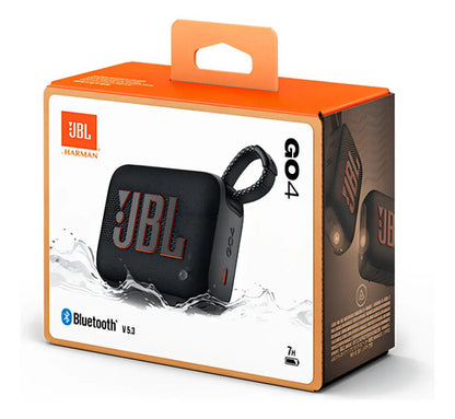 Altavoz Portátil Jbl Go4 Con Bluetooth Impermeable Negro Negro