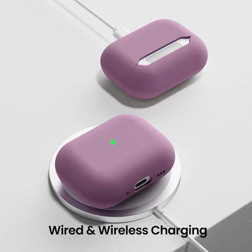 Funda Ornarto De Silicona Híbrida Para AirPods Pro 3 - Negra