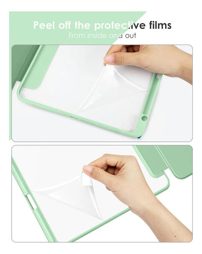 Funda iPad Air 11 2024/2025 Y iPad Pro 11'' (4ta/3ra Gen) Verde Claro