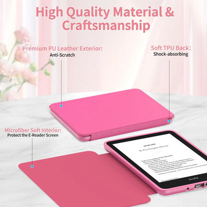 Funda Para Kindle 6 Pulgadas 2024 Y 2022 (11 Gen) Rosa Chicle