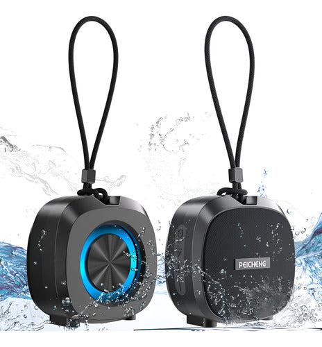 Parlante Bluetooth Portátil Impermeable Negro