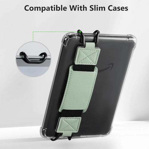 Correa De Mano Para Kindle Y Tablets Verde Claro