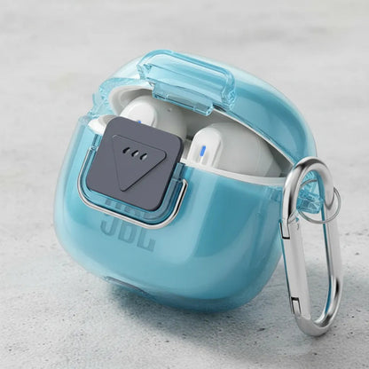 Funda Case Para Jbl Tune Flex Con Kit De Limpieza Azul Claro
