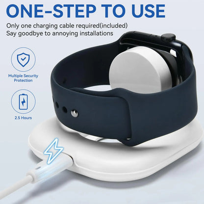 Cargador Para A Watch Magnético Inalámbrico Portátil Blanco