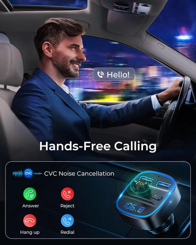 Transmisor Fm Bluetooth Dual Mp3
