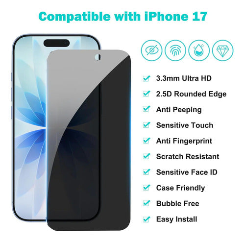 Protector De Pantalla Privacidad Para iPhone 17