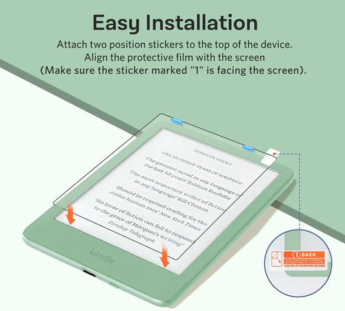 Protector De Pantalla Para Kindle De 6 Pulgadas
