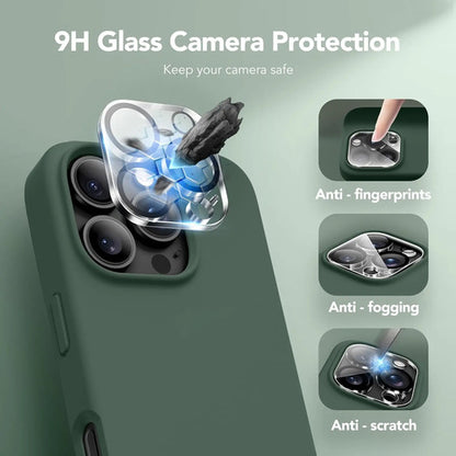 Funda Magnética Para iPhone 16 Pro Max Verde Oscuro