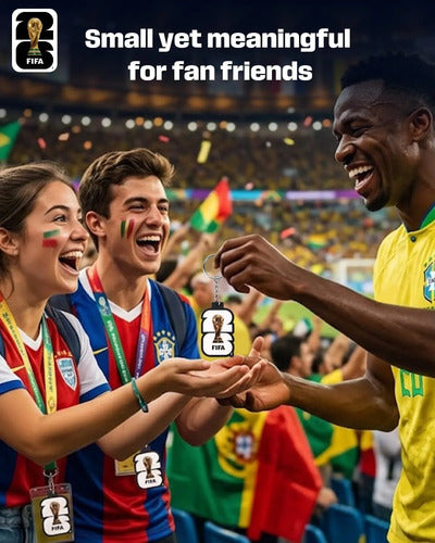 Llavero Oficial Copa Mundial Fifa 2026 Blanco