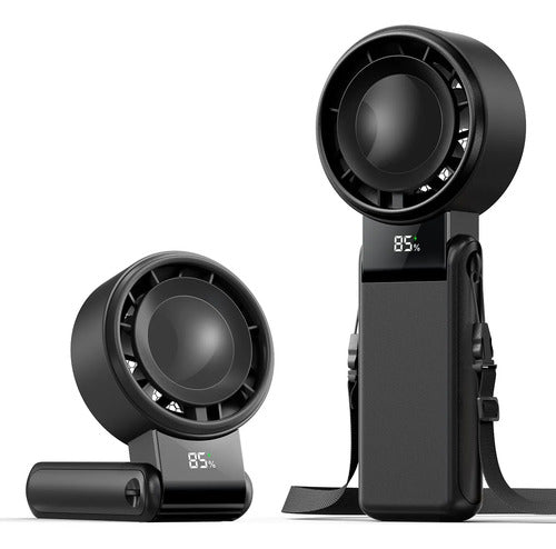 Ventilador Portátil Recargable 4000mah Negro