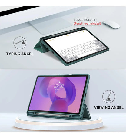 Funda Atooz Para Lenovo Idea Tab 11 Verde Oscuro