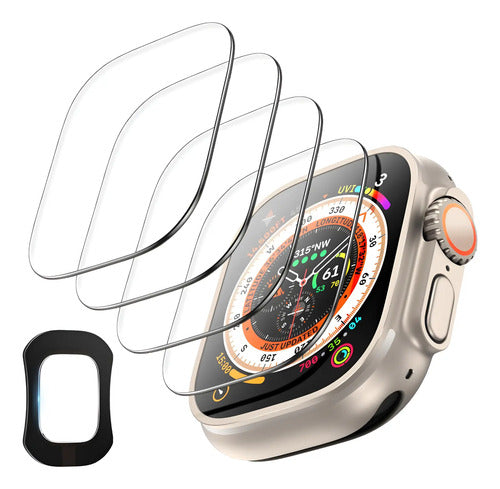 Pack 4 Protectores De Pantalla Compatible Con Apple Watch