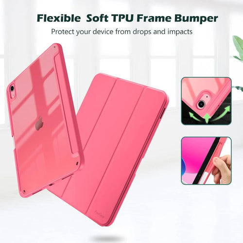 Funda Para iPad (a16) 11a Gen 2025 Y 2022 Rosa