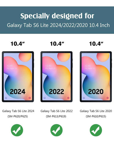 Funda Transparente Para Samsung Galaxy Tab S6 Lite Transparente