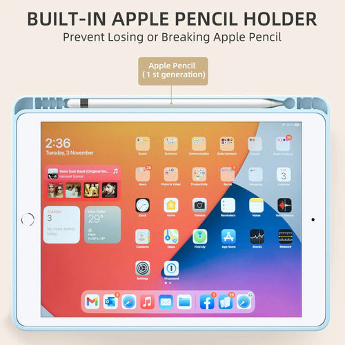 Funda Protectora Para iPad 10a Gen 2022 Azul-cielo