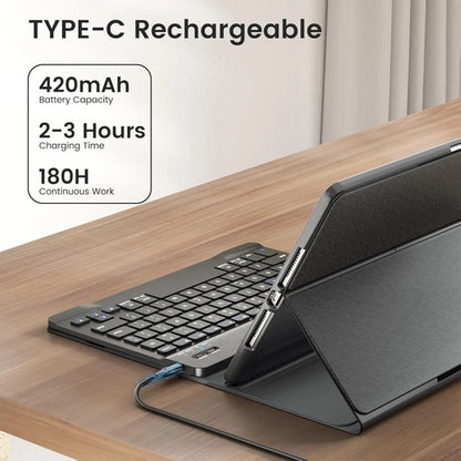 Funda Con Teclado Para iPad A16