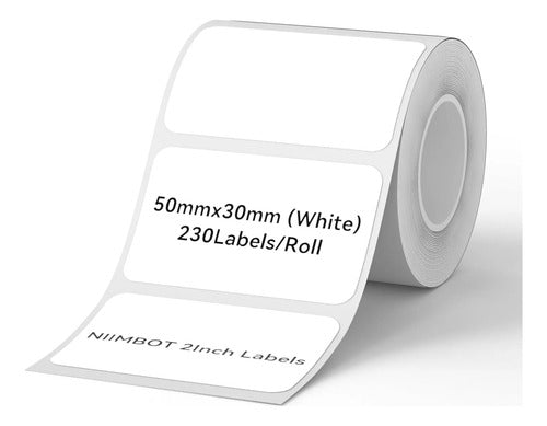Etiquetas Para Etiquetadora Niimbot Blanco