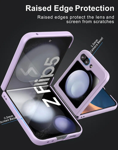 Funda Para Samsung Galaxy Z Flip 5 (2023) Lila Lisa