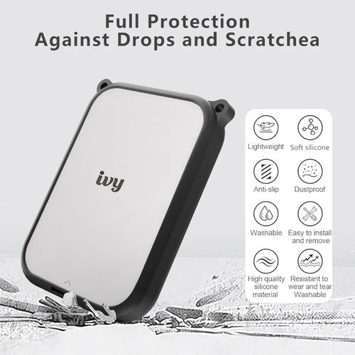 Funda De Silicona Para Impresora De Fotos Canon Ivy 2 Mini Negro