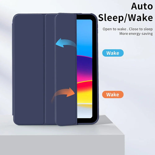Funda Para iPad (a16) 11th Gen 2025 Y iPad 10th Azul Marino
