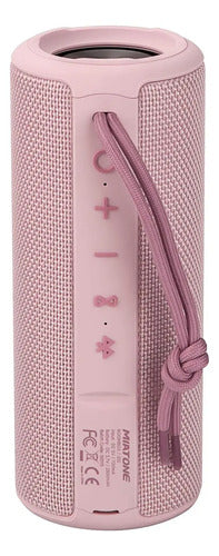 Parlante Bluetooth Portátil Impermeable Rosa