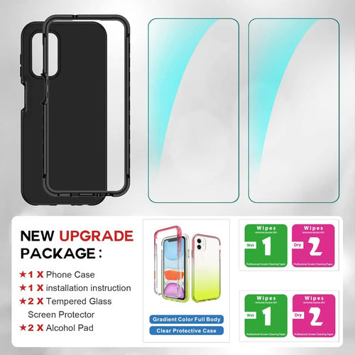 Funda Samsung Galaxy A13 Con Dos Protectores De Pantalla