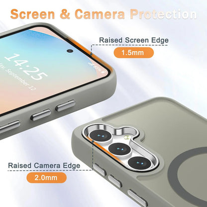 Funda Magnética Mate Para Samsung Galaxy S25+ Plus Gris