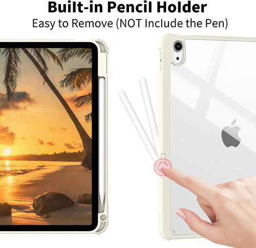 Funda Para iPad (a16) De 2022 Y 2025 11' Y 10.9' Crema