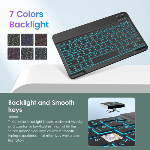 Funda Con Teclado Para iPad Air 11-inch Y Air 10.9 Inch Verde