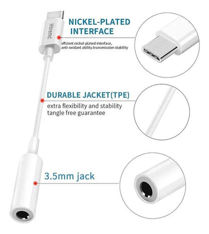 Adaptador Universal Usb-c A Jack 3.5mm Color