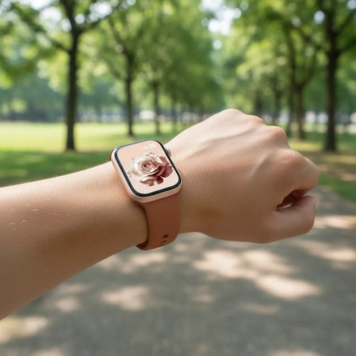 Correa Deportiva De Silicona Para Apple Watch Marrón