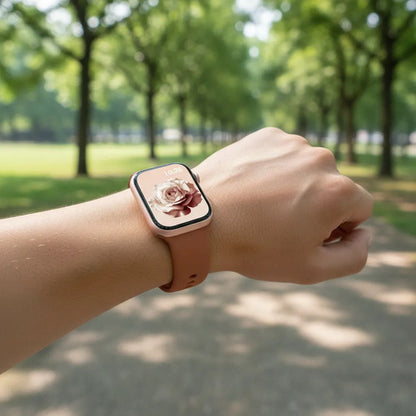 Correa Deportiva De Silicona Para Apple Watch Marrón