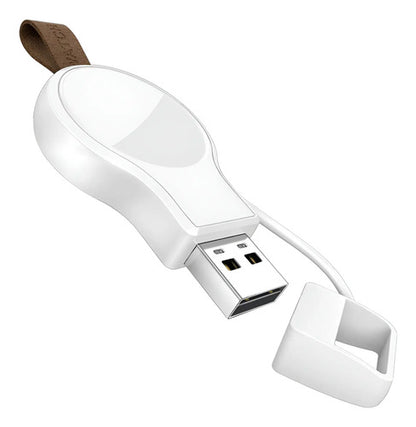 Cargador Portátil Para Apple Watch Usb Inalámbrico Blanco