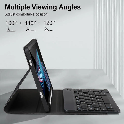 Funda Con Teclado Para Samsung Galaxy Tab A11+/a9+ 11' Negro