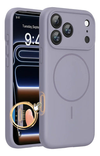 Funda Magnética Miracase Para iPhone 17 Pro Max Gris